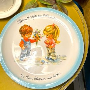 ✨💐✨1972~VINTAGE~GiGi Collectors Display Plate ✨Retro Home Decor